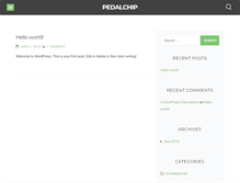 Tablet Screenshot of pedalchip.com